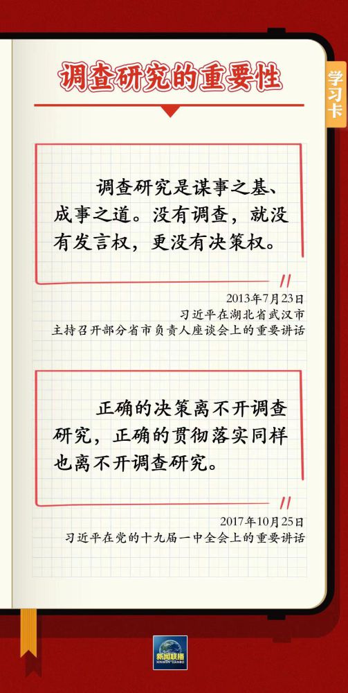 學(xué)習(xí)卡丨如何深入調(diào)查研究？跟總書(shū)記學(xué)習(xí)“五字訣”
