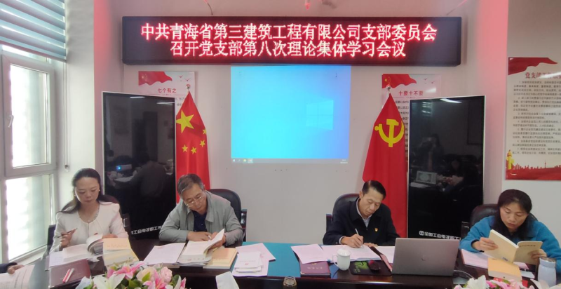三建公司黨支部召開第八次理論集體學(xué)習(xí)會 ----集團黨委委員、紀(jì)委書記講主題教育專題黨課